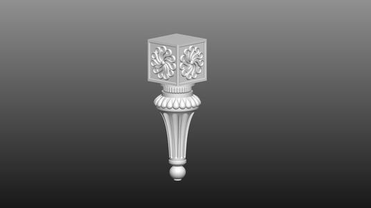 furniture leg 3D cnc