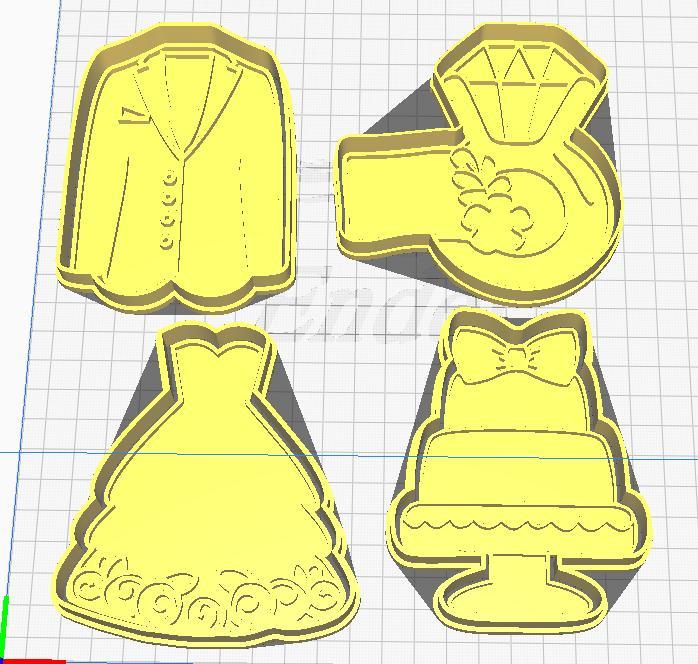 WEDDING PACK 4 PIECES