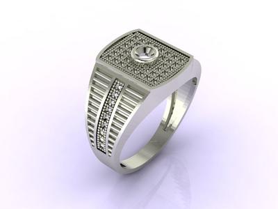 Gents Ring - Mens Ring STL READY FILES  Jewelry Rings For Men