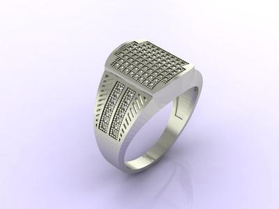 Gents Ring - Mens Ring STL READY FILES  Jewelry Rings For Men