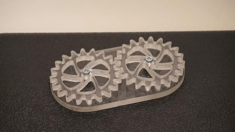 CNC Acrylic Gear Train