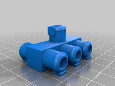 Coupling straight 90 straight 11mm