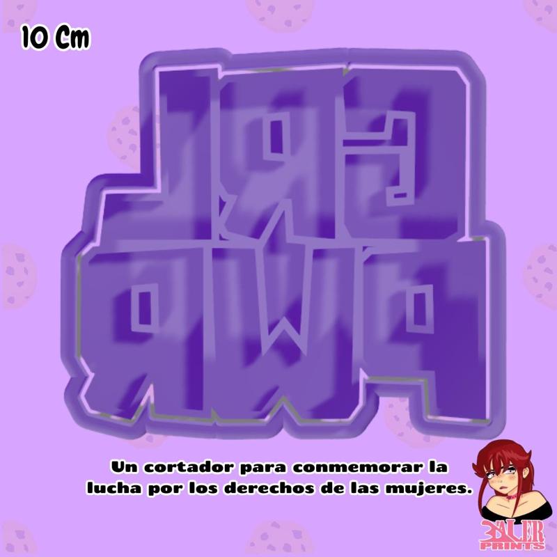 Cookie cutter 8M GIRL POWER