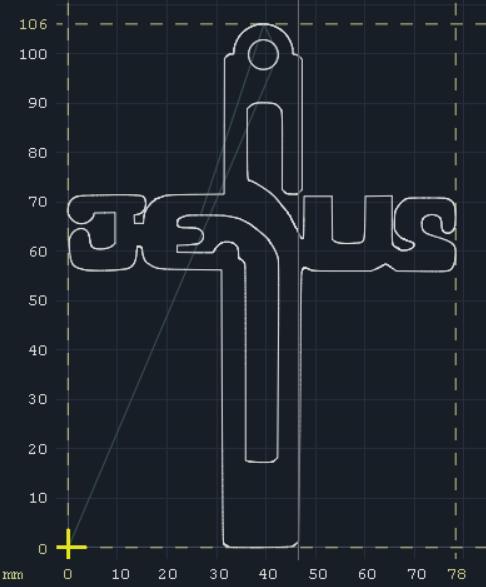 earring + 2 crucifixes