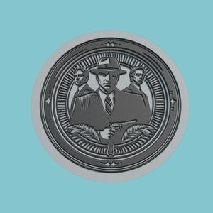 The Sting Movie Medallion  The Sting 3d  Model Stl Obj