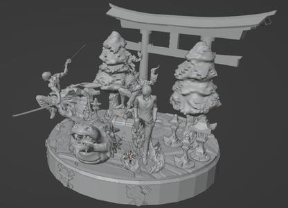 One Piece Luffy Zoro and Sanji