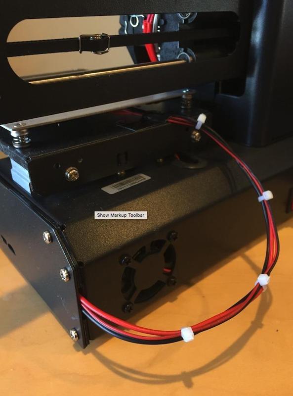 Monoprice MP Select Mini Side Panel Spacer for Heated Bed Rewiring