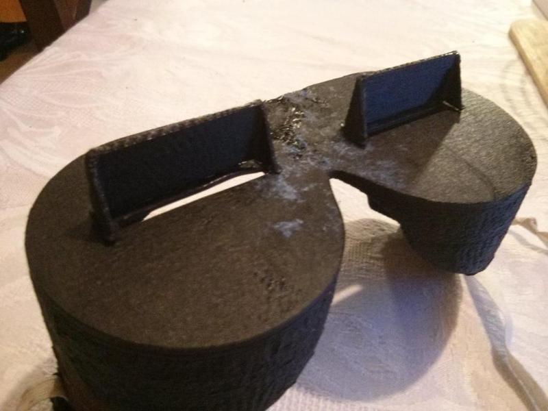 Eye visor piece for "Eskimo Snow Goggles"