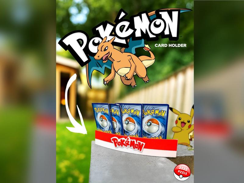 POKEMON Card Holder | Double Tray - Up to 10 cards