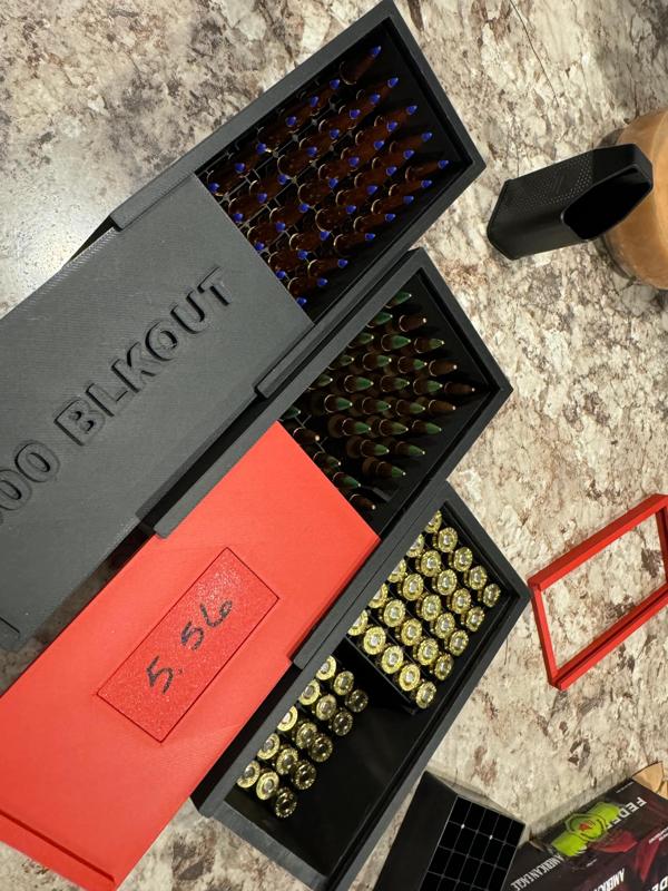ammo box 9mm, 300 blkout, 5.56