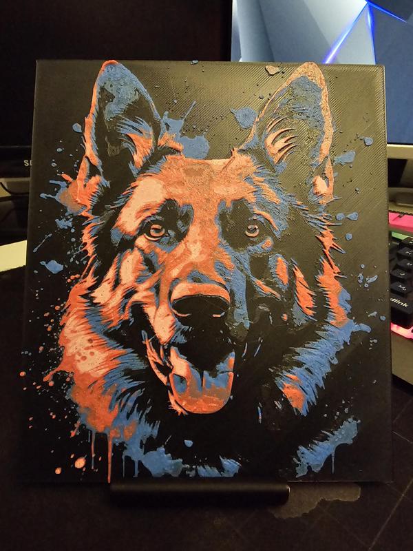 German Sheperd - HueForge