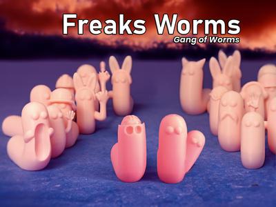 Gang of Worms - Brainy and the Siamese Brothers