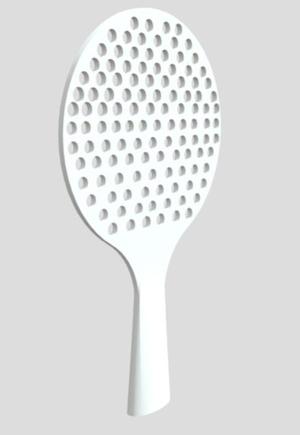 airless ping pong paddle
