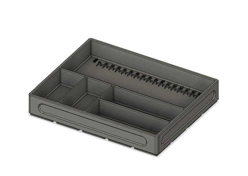 Gridfinity Bolt Tray