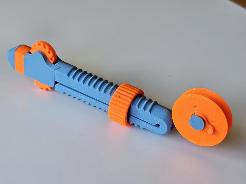 Modified spool for Solder Scroll