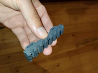 Picatinny Rail for Zip Ties