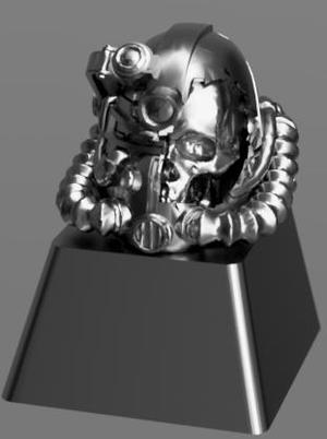 Fallout T-51b keycap