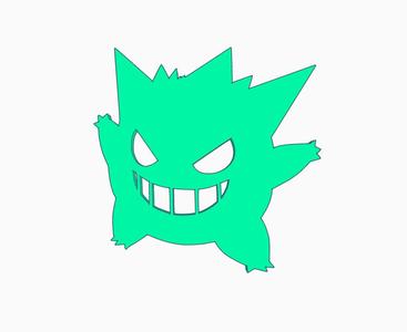 Gengar model for home decoration