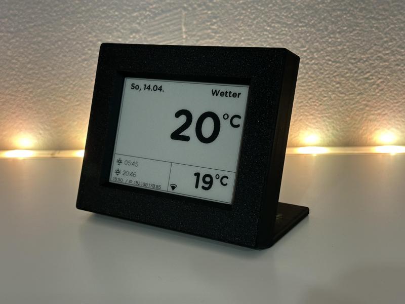 Waveshare e-paper 4.2 inch Module Table frame holder / case