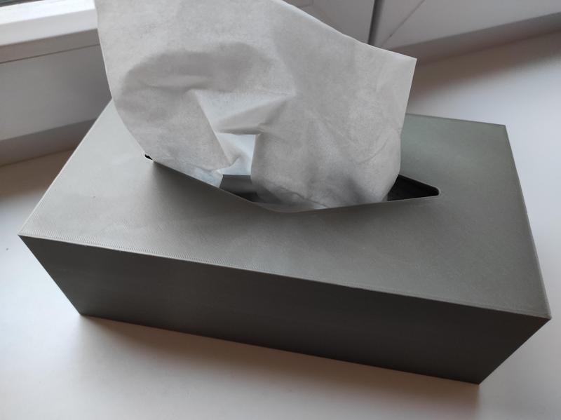 Tissue box decorative cover