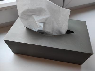 Tissue box decorative cover