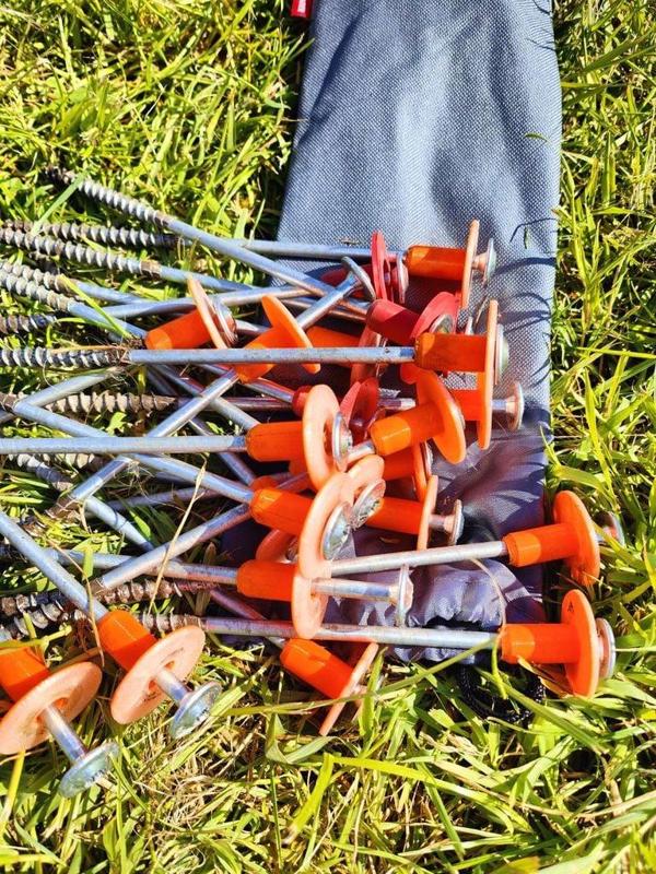 Zelthering Unterlergscheibe - Tent Peg washer