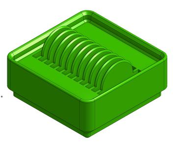 No Glue Gridfinity CR2016