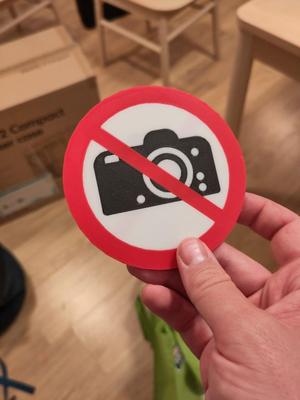 ISO 7010 - P029 – No photography - MMU Remix