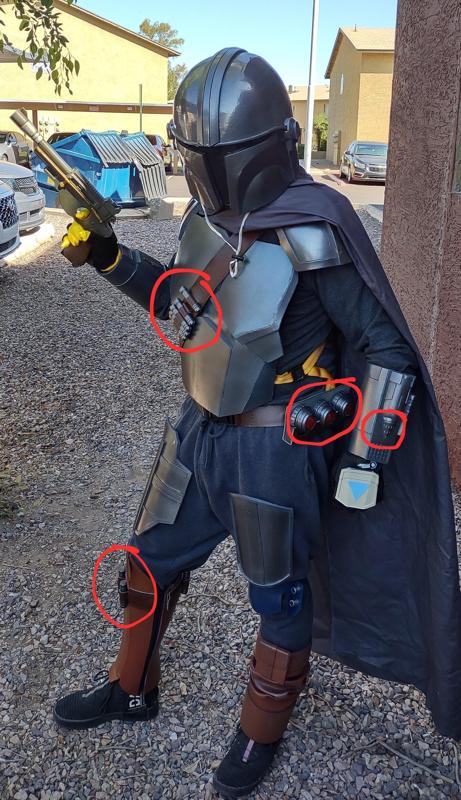 Mandalorian Cosplay costume parts