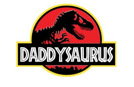 Daddysaurus funny logo