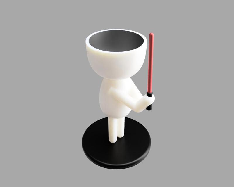 Man with Laser Sabre