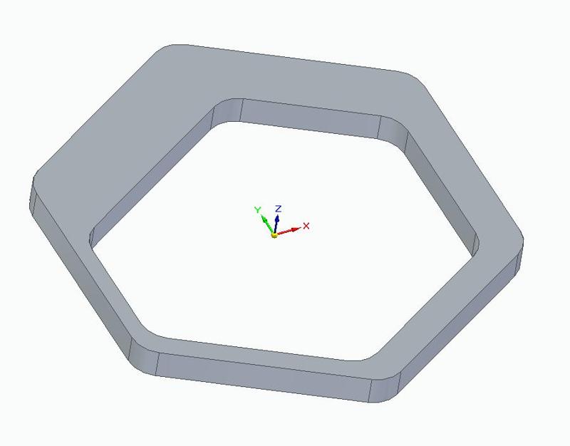 Car tire thread depth gauge hex