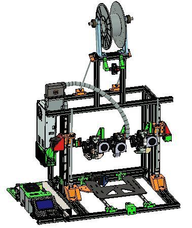 Pusa i3 Alu 2020 MGN12H - Secorzan 3DPrinter