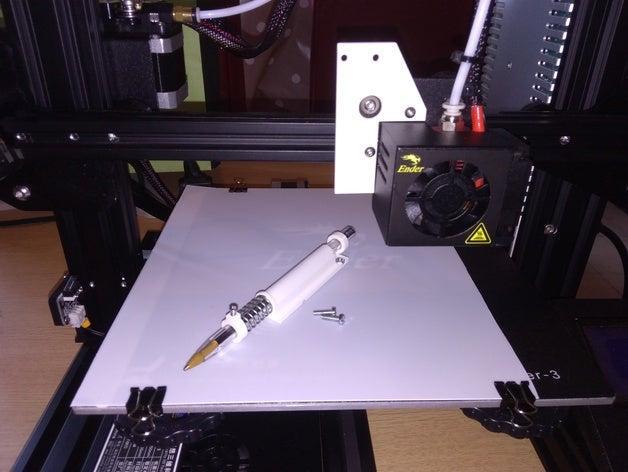 Use the 3d printer as a plotter