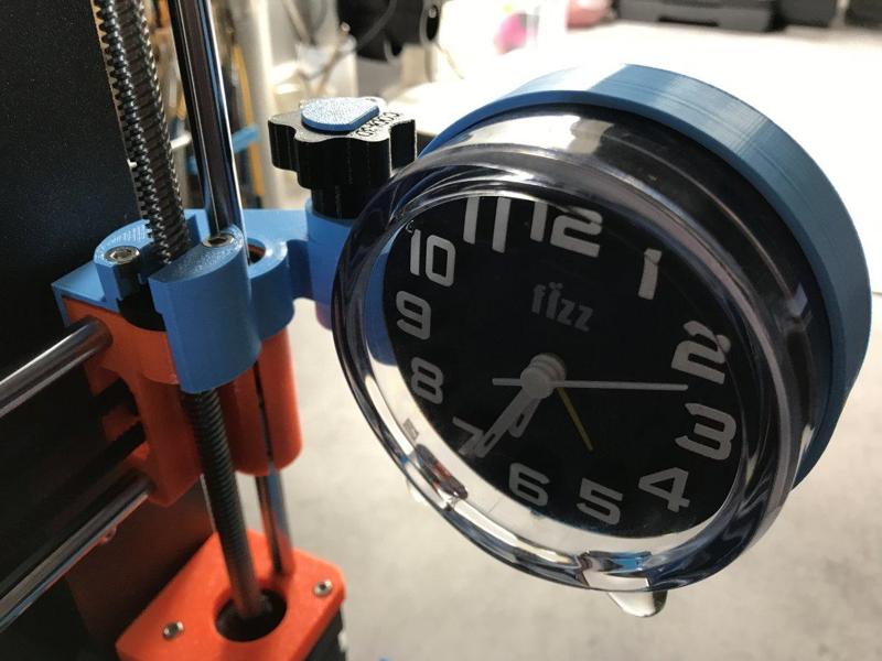 Timelapse Clock Holder for Prusa I3 MK3S