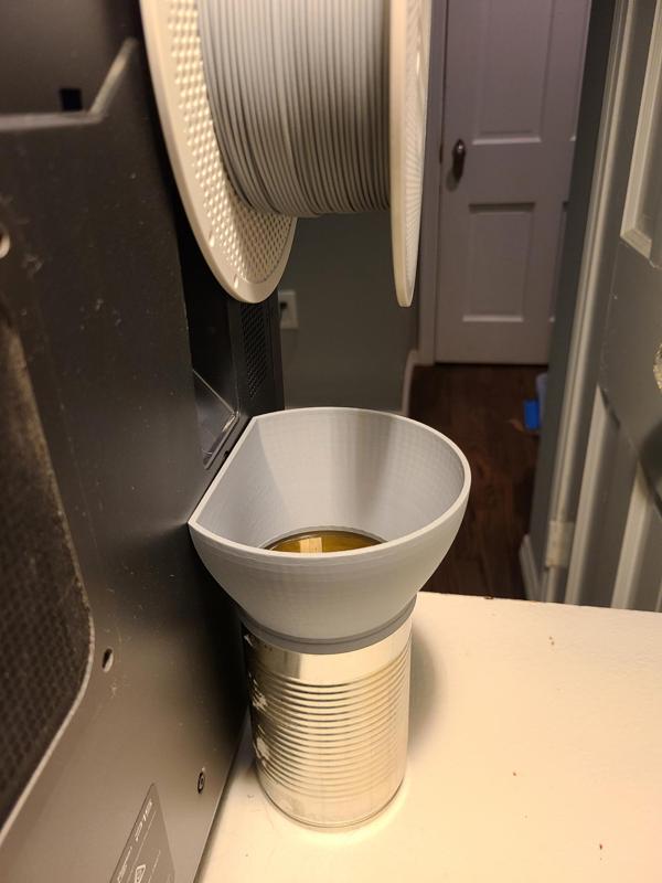 Printer poop funnel