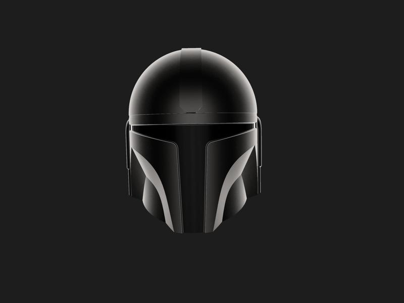 Mandalorian Star Wars helmet