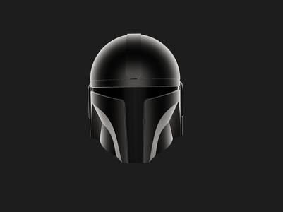 Mandalorian Star Wars helmet