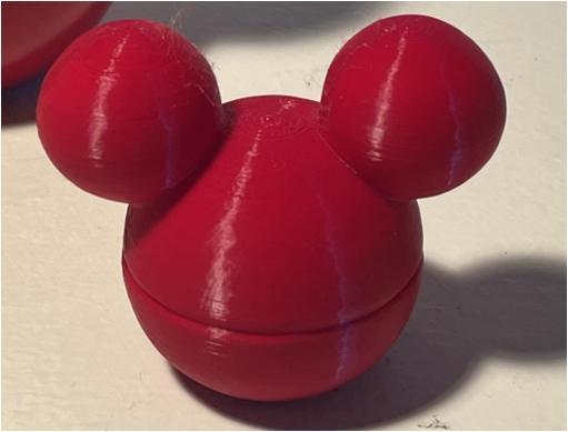 Micky Mouse Ear inspired sculpture