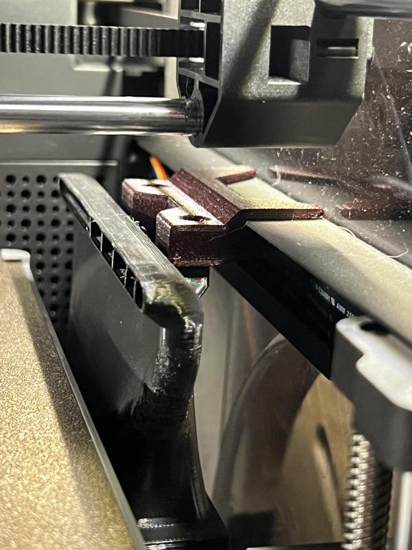 Flashforge Adventurer 5M (AD5M) 12032 bed cooling fan mount bracket