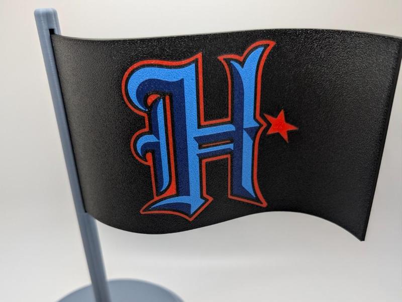 Texans Alt Logo Flag / Plate