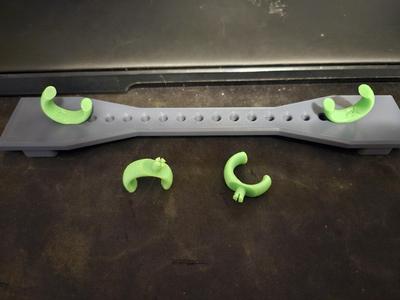 Alternate rod holder for filament rack holder