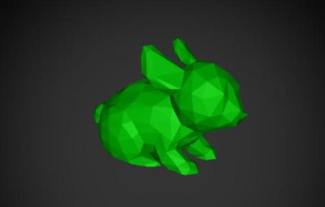 Low poly rabbit