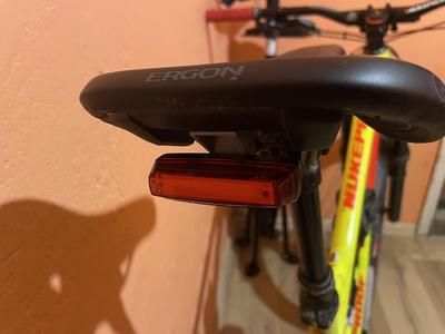 ERGON saddle rear light mount