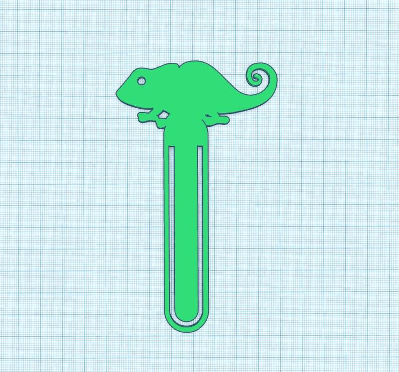 Chameleon Bookmark
