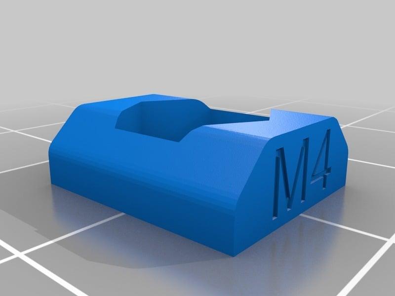 M4 T-nut 2020 (with label)