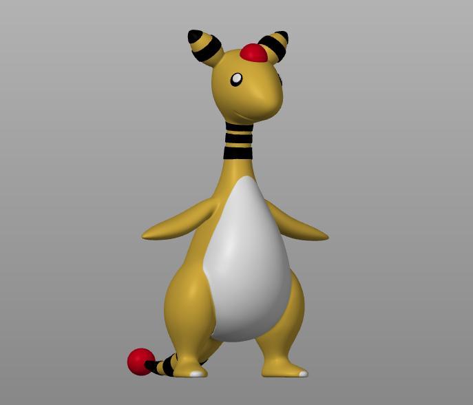 Ampharos / Pharamp Pokemon #181 multi color