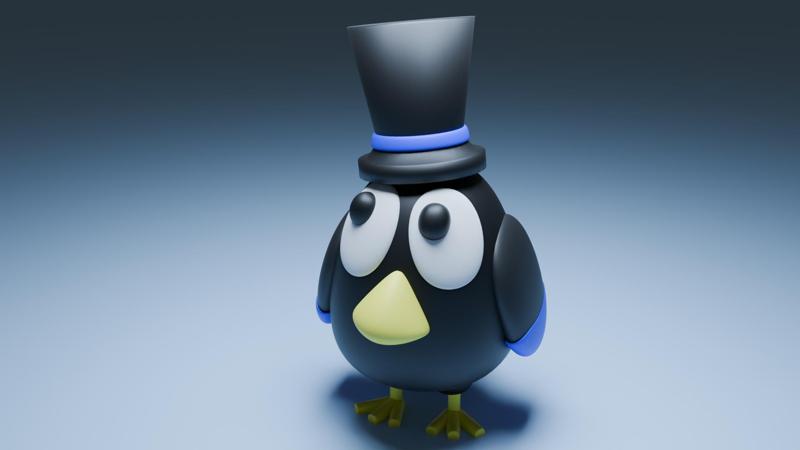 Cute bird V2 fixed model