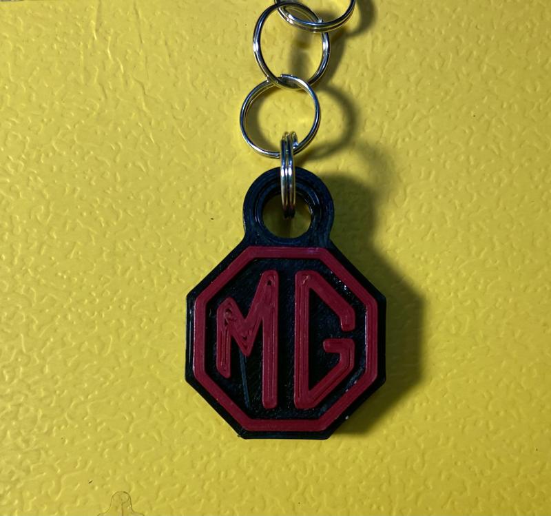 MG logo keychain