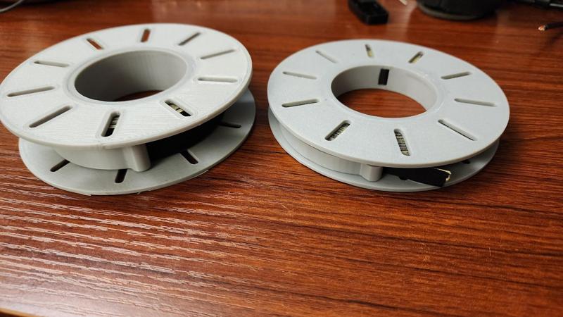 Fabric Ribbon Paper-Backed Tape Reel Dispenser / Keeper